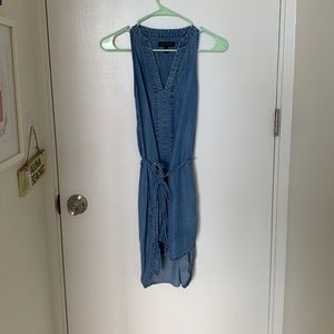 Banana Republic chambray tank dress